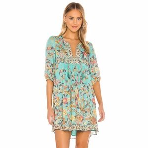 SPELL Hendrix Tunic Dress in Sky NWOT Size XS